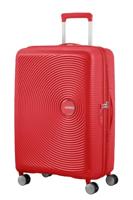 American Tourister Soundbox - Spinner S uitbreidbaar handbagage, rood (coral red), M (67 cm - 81 L), Spinner M (67 cm - 81 L)