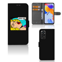 Xiaomi Redmi Note 11 Pro 5G/4G Wallet Case met Pasjes Popart Oh Yes