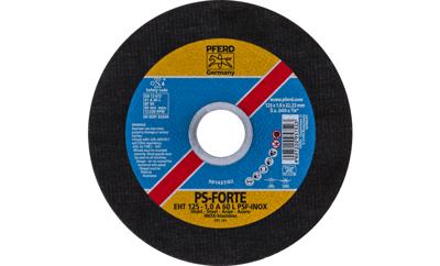 PFERD EHT 125-1,0 PSF CLASSIC STEELOX 61715250 Doorslijpschijf recht 125 mm 25 stuk(s) RVS, Staal