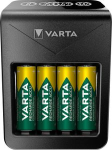 Varta LCD Plug Charger+ 4x 56706 Batterijlader NiMH AAA (potlood), AA (penlite), 9 V (blok)