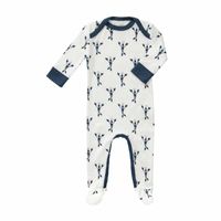 Fresk pyjama met voetjes Lobster indigo blue Maat - thumbnail