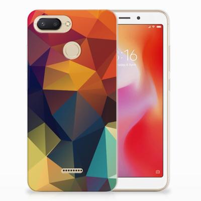 Xiaomi Redmi 6 TPU Hoesje Polygon Color