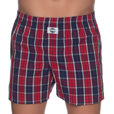 DEAL boxershort check rood/blauw DEAL boxershort check rood/blauw