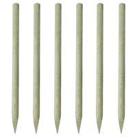 vidaXL Schuttingpalen 6 st 170 cm hout