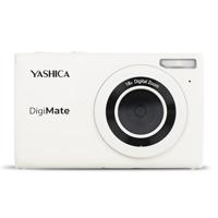 Yashica DigiMate 4K digitale camera - 18x zoom ondersteunt micro SD-kaarten, mini-camera voor tieners - gebroken wit