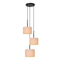 Lucide MAYA Hanglamp 3xE27 - Beige