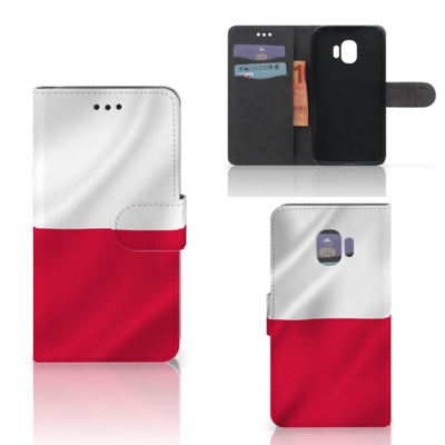 Samsung Galaxy J2 Pro 2018 Bookstyle Case Polen Samsung Galaxy J2 Pro 2018 Bookstyle Case Polen