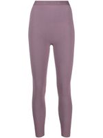 Wolford legging taille haute à bande logo - Violet