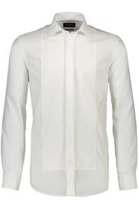 Lindbergh Modern Fit Gala shirt wit, Effen