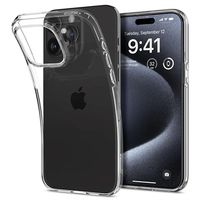 iPhone 15 Pro Spigen Liquid Crystal TPU Case - Doorzichtig - thumbnail