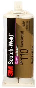 3m scotch-weld epoxylijm dp110 transparant 48.5 ml