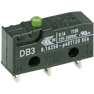 ZF DB3C-A1AA Microschakelaar DB3C-A1AA 250 V/AC 0.1 A 1x aan/(aan) Moment 1 stuk(s)