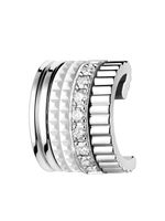 Boucheron bijou d'oreille Quatre Double White Edition en or blanc 18ct - Argent - thumbnail