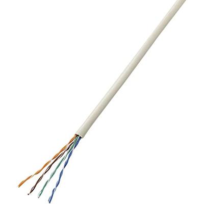 TRU COMPONENTS TC-7572796 telefoonkabel J-Y(ST) Y 4 x 0,60 mm grijs 25 m