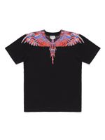 Marcelo Burlon County Of Milan Kids t-shirt Lunar Wings en coton - Noir