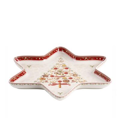 Villeroy & Boch Winter Bakery Delight Schaal Ster 37 cm Villeroy & Boch Winter Bakery Delight Schaal Ster 37 cm