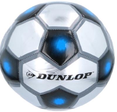 Dunlop voetbal zilver/zwart