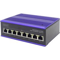 ASSMANN Electronic DN-650105 netwerk-switch Fast Ethernet (10/100) Zwart, Blauw - thumbnail