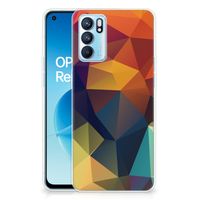 OPPO Reno 6 5G TPU Hoesje Polygon Color