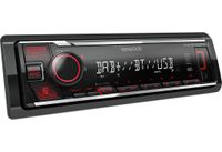 Kenwood KMMBT408DAB Autoradio enkel DIN Bluetooth handsfree, Aansluiting voor stuurbediening, DAB+ tuner - thumbnail