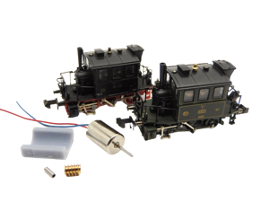 micromotor NM022G motor ombouwset voor Minitrix BR 98.3, PtL 2/2, KPEV T2, ÖBB 688, Glaskasten, u.a.