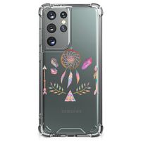 Samsung Galaxy S21 Ultra Stevig Bumper Hoesje Boho Dreamcatcher