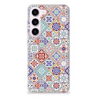 Samsung Galaxy S23 TPU Siliconen Hoesje Tiles Color - thumbnail