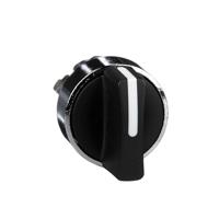 Schneider Electric ZB4BD2 - keuzeschakelaar, frontelement, Harmony XB4, metaal, 22 mm, zwart, 2 standen, vergrendelend