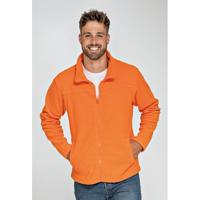 Fleece vest met rits Norway - oranje - voor volwassenen - winter trui