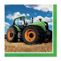 Haza Witbaard Tractor Servetten, 16st. - thumbnail