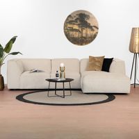 Sohome Loungebank Ezra Rechts, 3-zits - Beige - thumbnail