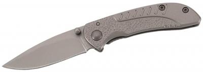Herbertz zakmes 13,5 cm RVS/titanium grijs
