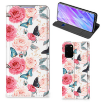 Samsung Galaxy S20 Plus Smart Cover Butterfly Roses - thumbnail