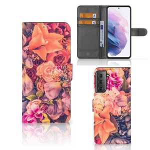 Samsung Galaxy S21 Plus Hoesje Bosje Bloemen