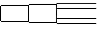 Bosch Accessories 1618630003 Bosch Power Tools Platte beitel 22 mm Gezamenlijke lengte 400 mm Zeskant schacht 1 stuk(s)