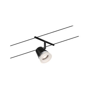 Paulmann WireDC Spot Cone 12V-kabelsysteem lamp GU5.3 Zwart (mat), Chroom