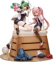 Native - Poyoyon Rock Orig Char - Pink & Midori Sukumizu 1/5.5 PVC Figure (A)