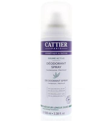 Cattier Cattier Deodorant Spray Cardamom Patchouli (100ml)