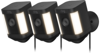 Ring Spotlight Cam Plus - Plug In - Zwart - 3-pack