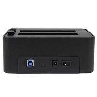 StarTech.com USB 3.0 SATA harde-schijfduplicator- en wisserdock Standalone 2,5/3,5 HDD- en SSD-wisser en -kloner - thumbnail