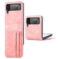 Card Series Samsung Galaxy Z Flip4 Portemonnee Hoesje - Roze - thumbnail