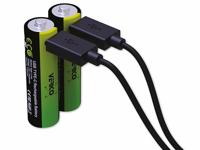 VERICO LoopEnergy AA USB-C Mignon-batterij 2550mWh 1,5V 2 st. Mignon (AA)-batterij Li-Ion 1700 mAh 1,5V 2 st.