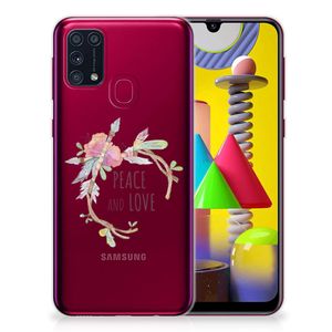 Samsung Galaxy M31 Telefoonhoesje met Naam Boho Text