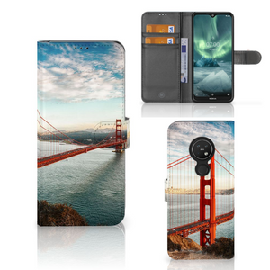 Nokia 7.2 | Nokia 6.2 Flip Cover Golden Gate Bridge