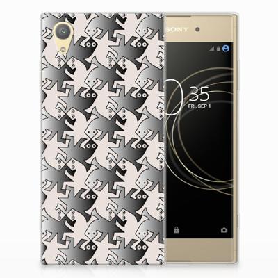 Sony Xperia XA1 Plus TPU Hoesje Salamander Grey