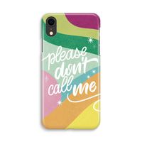 Don't call: iPhone XR Volledig Geprint Hoesje - thumbnail