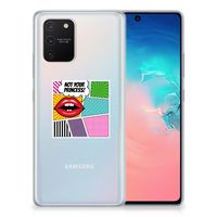 Samsung Galaxy S10 Lite Silicone Back Cover Popart Princess - thumbnail