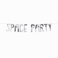 Slinger Space Party zilverkleurig