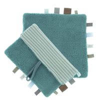 Snoozebaby knuffeldoekje Sweet Dreaming Smokey Green Maat