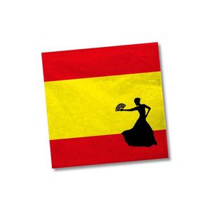 Spaanse flamenco servetten 40 st